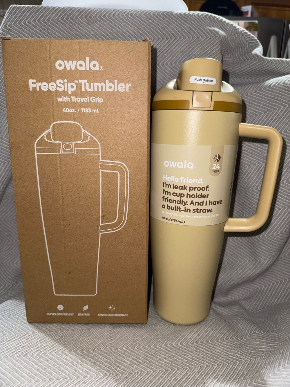 owala FreeSip 40oz Travel Tumbler with Handle